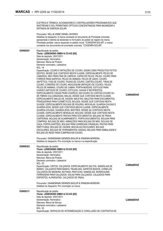 RPI - Marcas 2249 "Vervs Consultoria" 