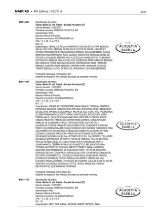 RPI - Marcas 2249 "Vervs Consultoria" 