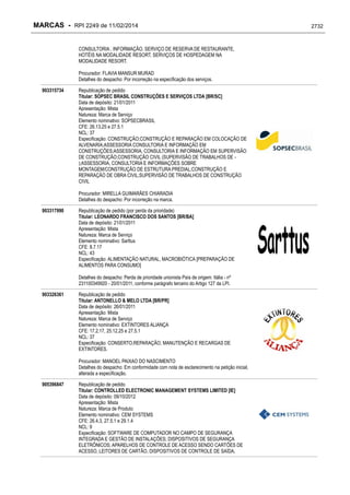 RPI - Marcas 2249 "Vervs Consultoria" 