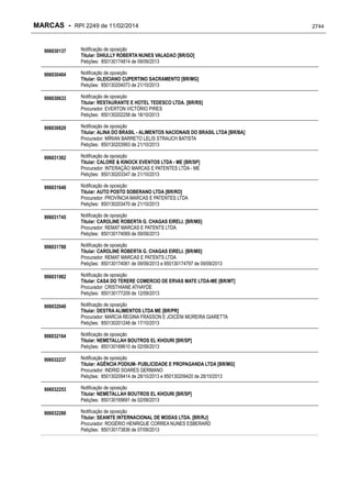RPI - Marcas 2249 "Vervs Consultoria" 