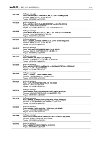 RPI - Marcas 2249 "Vervs Consultoria" 