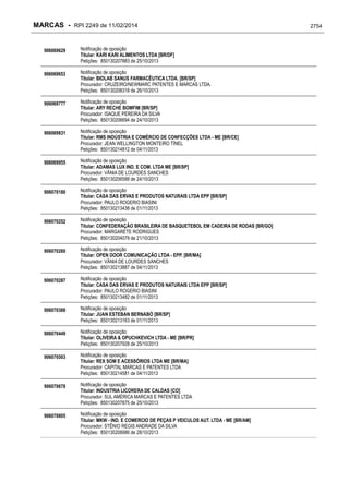 RPI - Marcas 2249 "Vervs Consultoria" 
