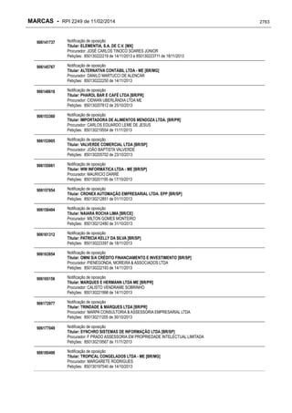 RPI - Marcas 2249 "Vervs Consultoria" 