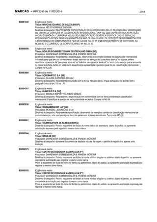 RPI - Marcas 2249 "Vervs Consultoria" 