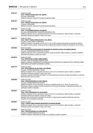 RPI - Marcas 2249 "Vervs Consultoria" 