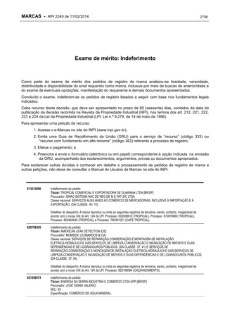 RPI - Marcas 2249 "Vervs Consultoria" 