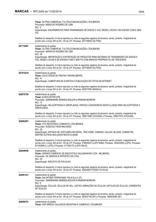 RPI - Marcas 2249 "Vervs Consultoria" 