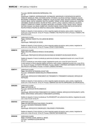 RPI - Marcas 2249 "Vervs Consultoria" 