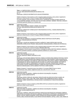 RPI - Marcas 2249 "Vervs Consultoria" 