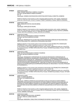 RPI - Marcas 2249 "Vervs Consultoria" 