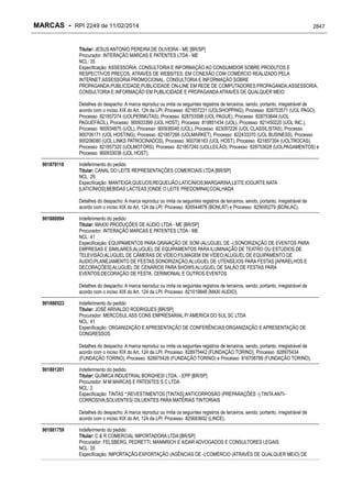 RPI - Marcas 2249 "Vervs Consultoria" 