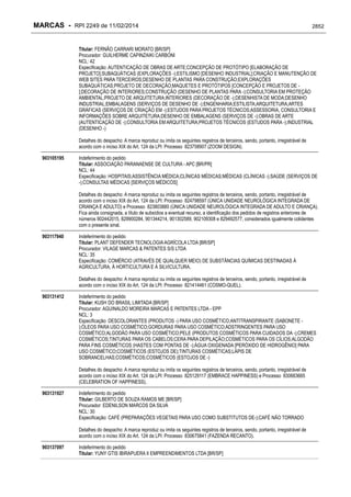 RPI - Marcas 2249 "Vervs Consultoria" 