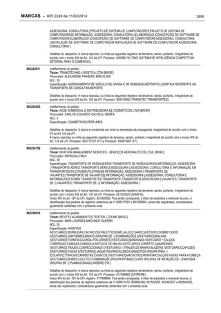 RPI - Marcas 2249 "Vervs Consultoria" 