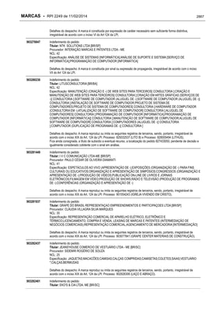 RPI - Marcas 2249 "Vervs Consultoria" 