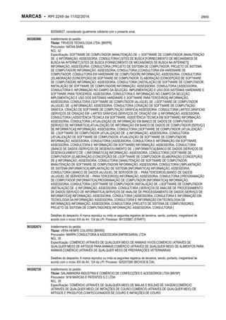 RPI - Marcas 2249 "Vervs Consultoria" 