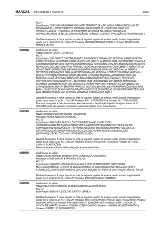 RPI - Marcas 2249 "Vervs Consultoria" 