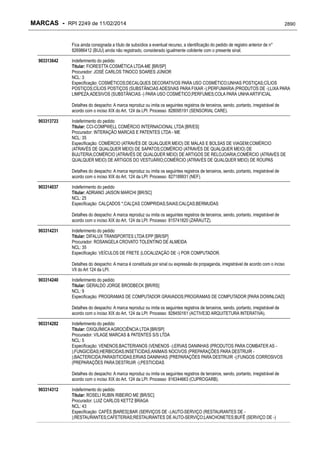 RPI - Marcas 2249 "Vervs Consultoria" 