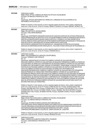 RPI - Marcas 2249 "Vervs Consultoria" 