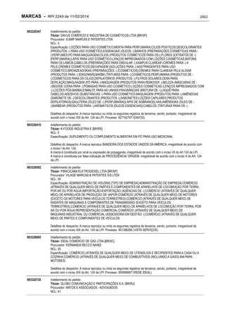 RPI - Marcas 2249 "Vervs Consultoria" 