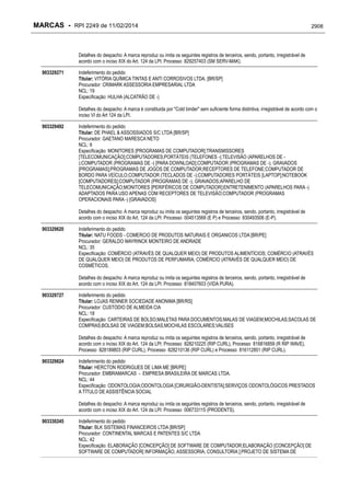 RPI - Marcas 2249 "Vervs Consultoria" 