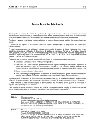 RPI - Marcas 2249 "Vervs Consultoria" 