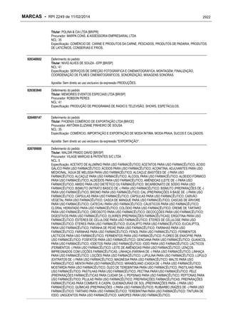 RPI - Marcas 2249 "Vervs Consultoria" 