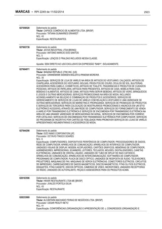 RPI - Marcas 2249 "Vervs Consultoria" 