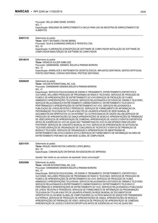 RPI - Marcas 2249 "Vervs Consultoria" 