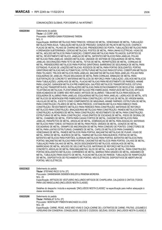 RPI - Marcas 2249 "Vervs Consultoria" 