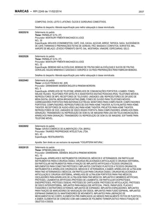 RPI - Marcas 2249 "Vervs Consultoria" 