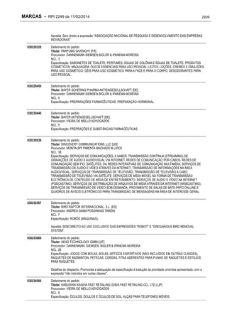 RPI - Marcas 2249 "Vervs Consultoria" 