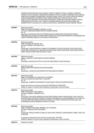 RPI - Marcas 2249 "Vervs Consultoria" 