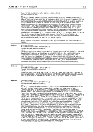 RPI - Marcas 2249 "Vervs Consultoria" 