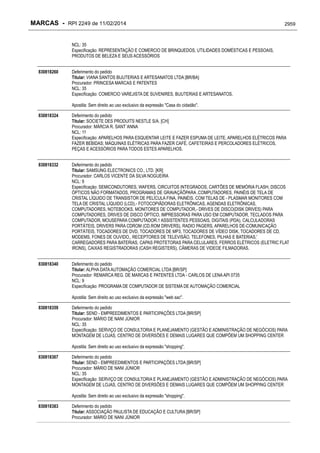 RPI - Marcas 2249 "Vervs Consultoria" 