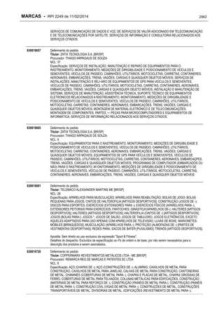 RPI - Marcas 2249 "Vervs Consultoria" 