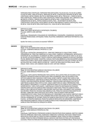 RPI - Marcas 2249 "Vervs Consultoria" 