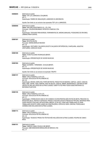 RPI - Marcas 2249 "Vervs Consultoria" 