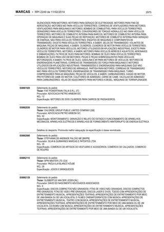 RPI - Marcas 2249 "Vervs Consultoria" 