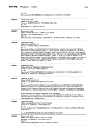 RPI - Marcas 2249 "Vervs Consultoria" 