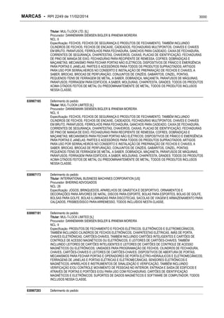 RPI - Marcas 2249 "Vervs Consultoria" 