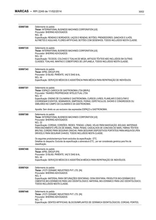 RPI - Marcas 2249 "Vervs Consultoria" 