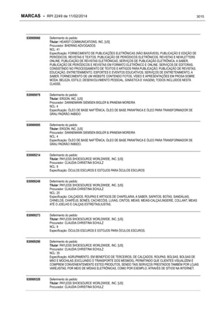 RPI - Marcas 2249 "Vervs Consultoria" 