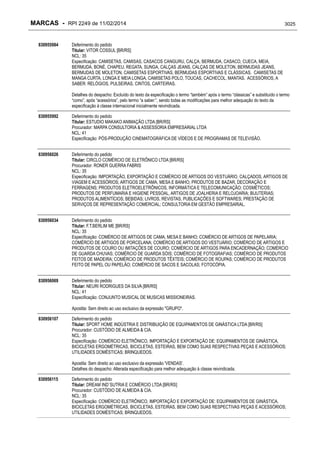 RPI - Marcas 2249 "Vervs Consultoria" 