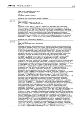 RPI - Marcas 2249 "Vervs Consultoria" 