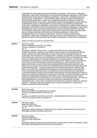 RPI - Marcas 2249 "Vervs Consultoria" 