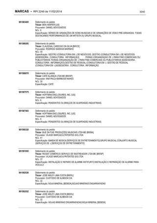 RPI - Marcas 2249 "Vervs Consultoria" 