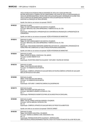 RPI - Marcas 2249 "Vervs Consultoria" 