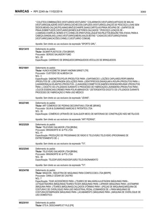 RPI - Marcas 2249 "Vervs Consultoria" 