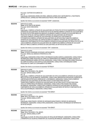 RPI - Marcas 2249 "Vervs Consultoria" 