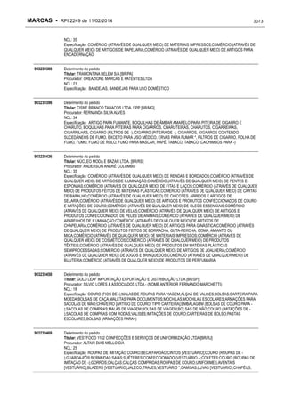 RPI - Marcas 2249 "Vervs Consultoria" 